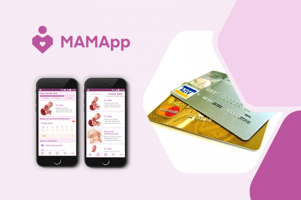Aplikaci MAMApp lze uhradit i převodem na účet